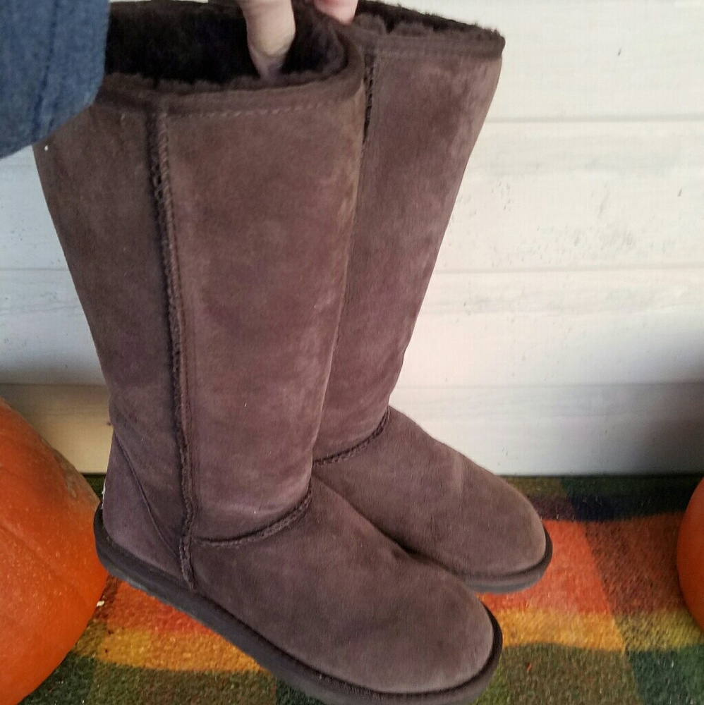 Womens Tall Chocolate UGGS 7